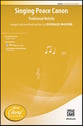 Singing Peace Canon Two-Part choral sheet music cover